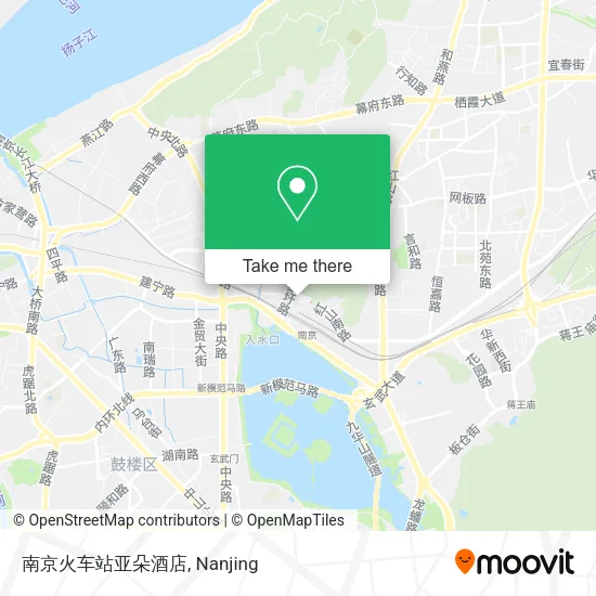 南京火车站亚朵酒店 map