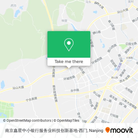 南京鑫星中小银行服务业科技创新基地-西门 map