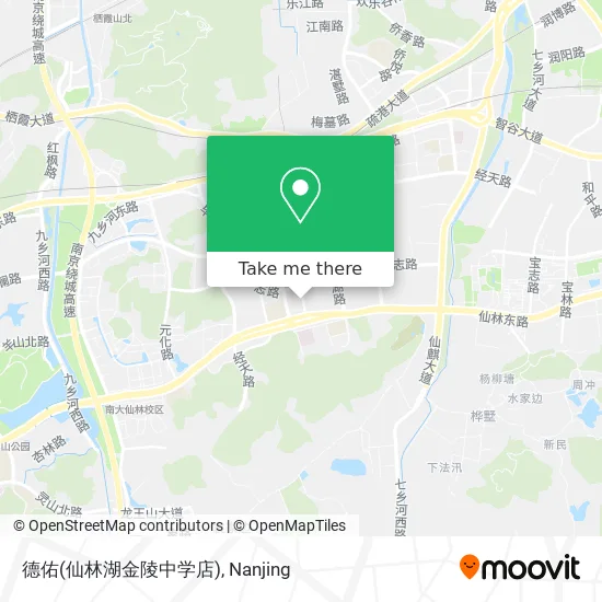 德佑(仙林湖金陵中学店) map