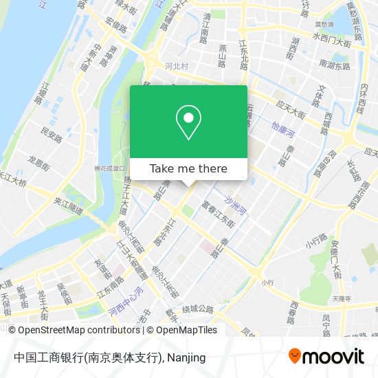 中国工商银行(南京奥体支行) map