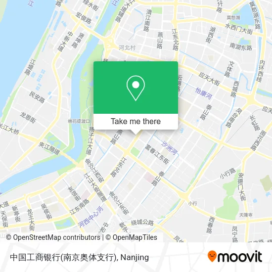 中国工商银行(南京奥体支行) map