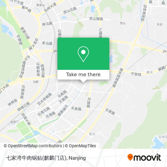 七家湾牛肉锅贴(麒麟门店) map