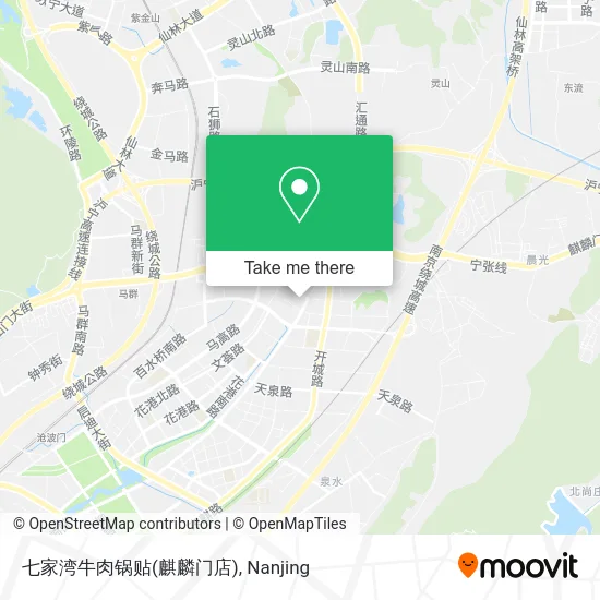 七家湾牛肉锅贴(麒麟门店) map