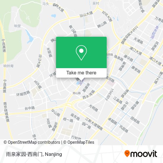 雨泉家园-西南门 map