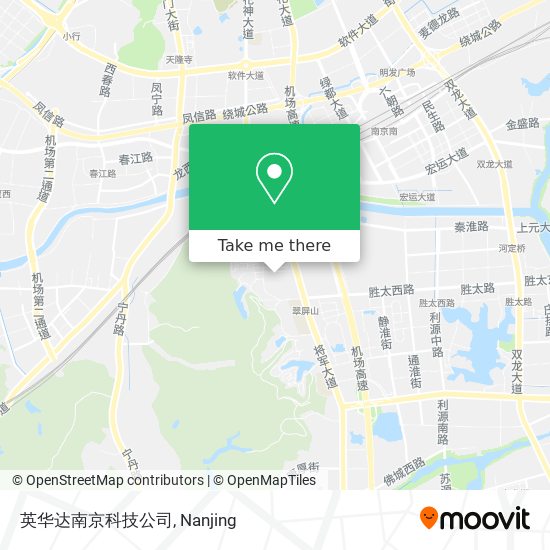 英华达南京科技公司 map