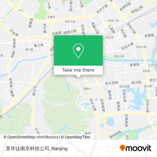 英华达南京科技公司 map