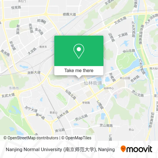 Nanjing Normal University (南京师范大学) map