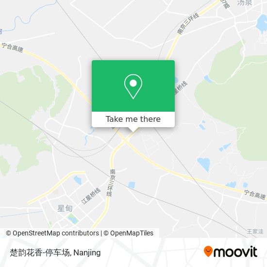 楚韵花香-停车场 map
