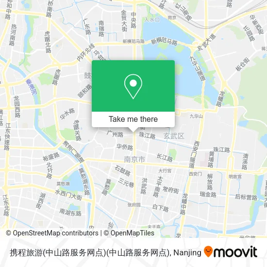 携程旅游(中山路服务网点)(中山路服务网点) map