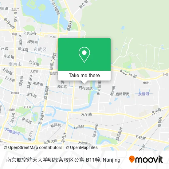南京航空航天大学明故宫校区公寓-B11幢 map