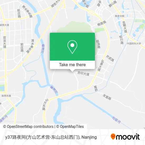 y37路夜间(方山艺术营-东山总站西门) map