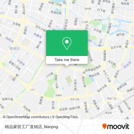 精品家纺工厂直销店 map