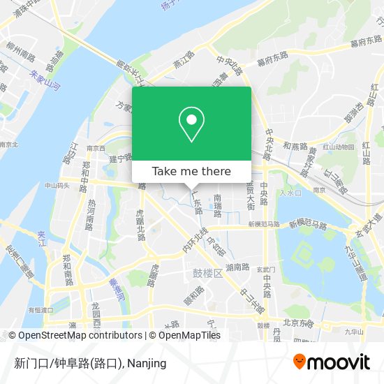 新门口/钟阜路(路口) map