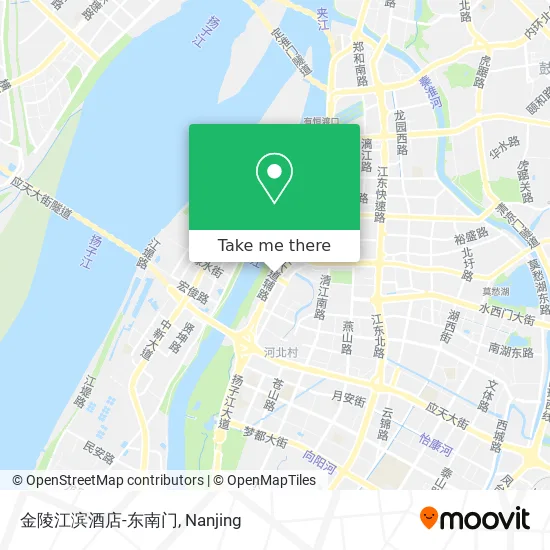 金陵江滨酒店-东南门 map