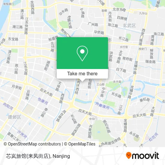 芯岚旅馆(来凤街店) map