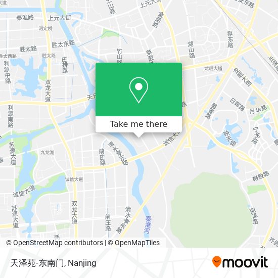 天泽苑-东南门 map