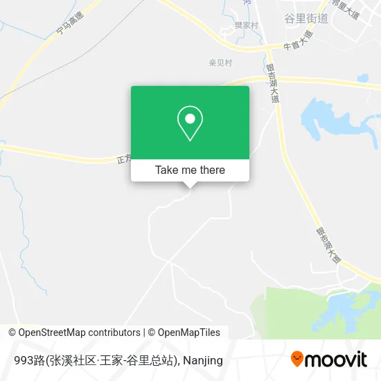 993路(张溪社区·王家-谷里总站) map