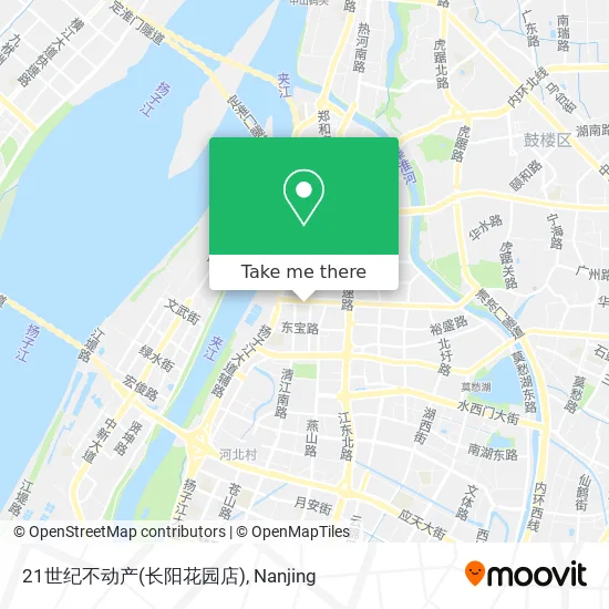 21世纪不动产(长阳花园店) map