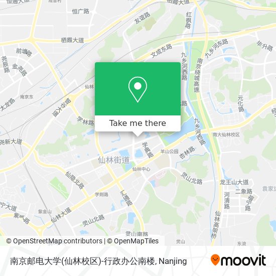 南京邮电大学(仙林校区)-行政办公南楼 map