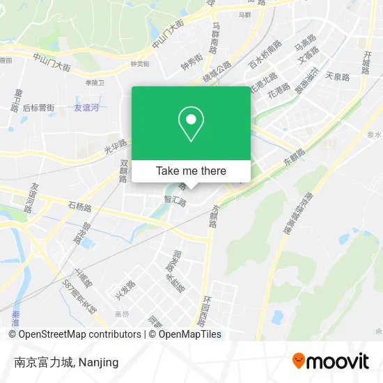 南京富力城 map