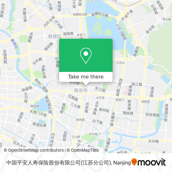 中国平安人寿保险股份有限公司(江苏分公司) map