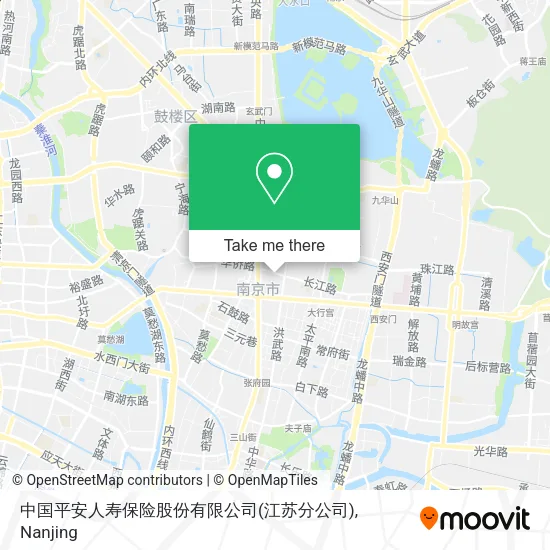 中国平安人寿保险股份有限公司(江苏分公司) map