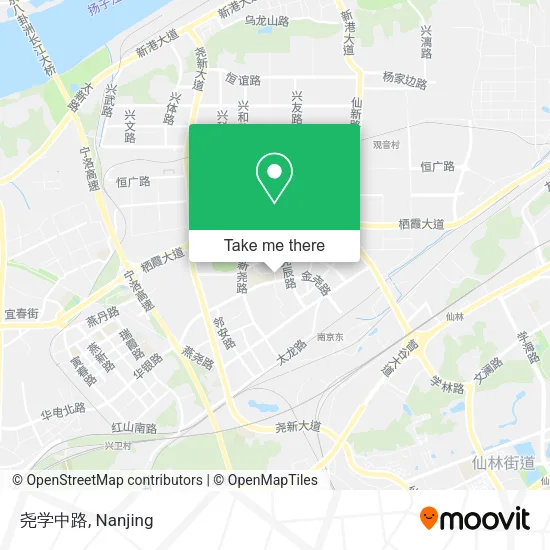 尧学中路 map