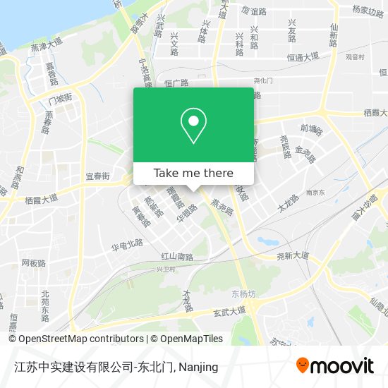 江苏中实建设有限公司-东北门 map