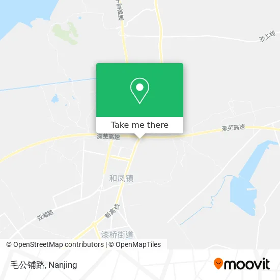 毛公铺路 map