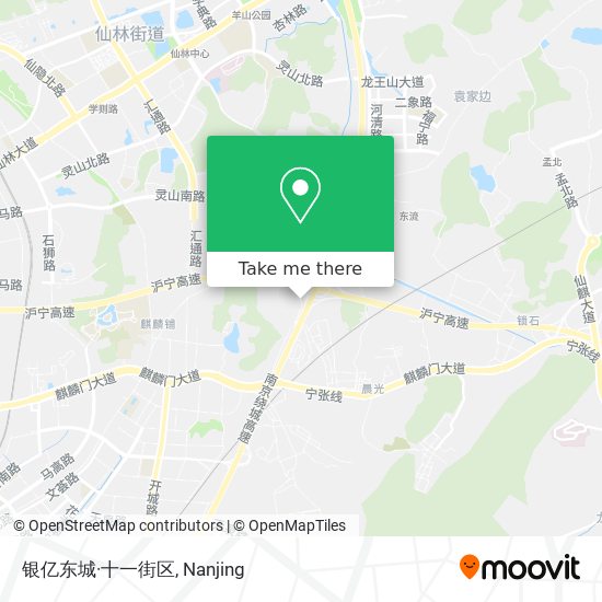 银亿东城·十一街区 map