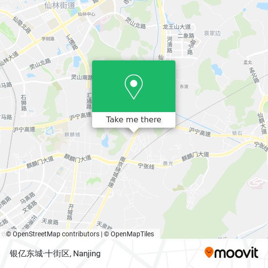 银亿东城·十街区 map