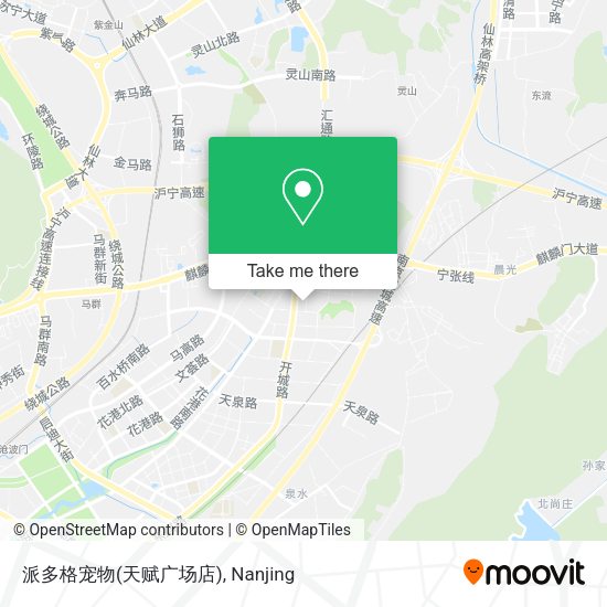 派多格宠物(天赋广场店) map