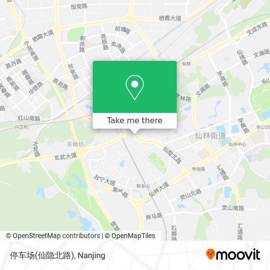 停车场(仙隐北路) map