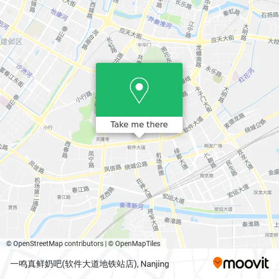 一鸣真鲜奶吧(软件大道地铁站店) map