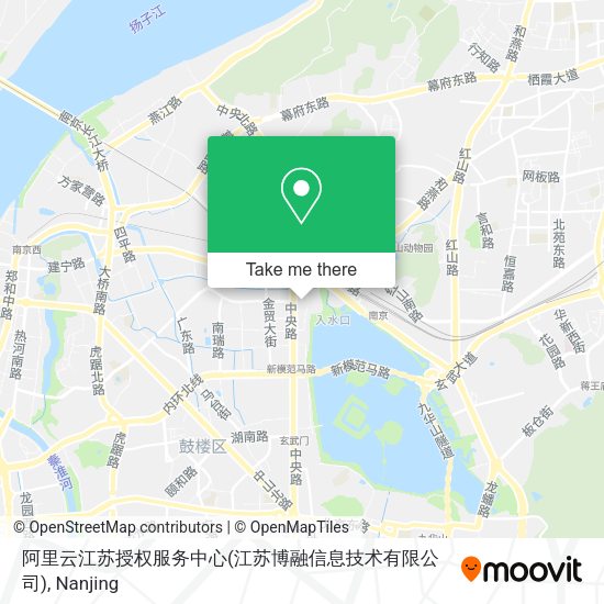 阿里云江苏授权服务中心(江苏博融信息技术有限公司) map