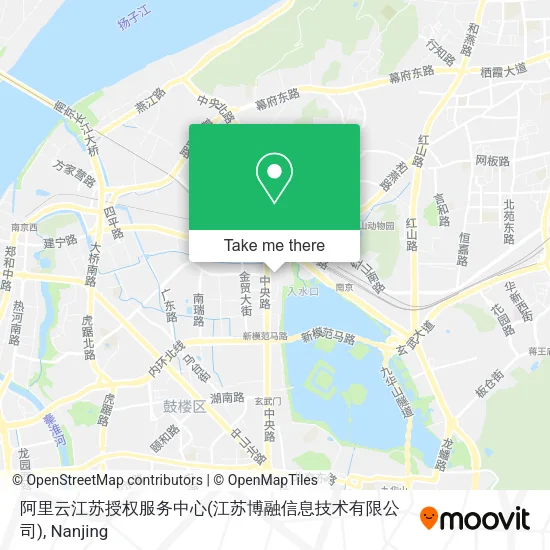 阿里云江苏授权服务中心(江苏博融信息技术有限公司) map