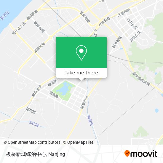板桥新城综治中心 map