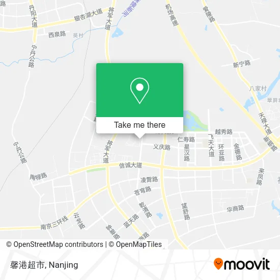 馨港超市 map