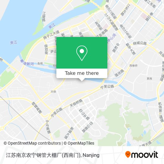 江苏南京农宁钢管大棚厂(西南门) map