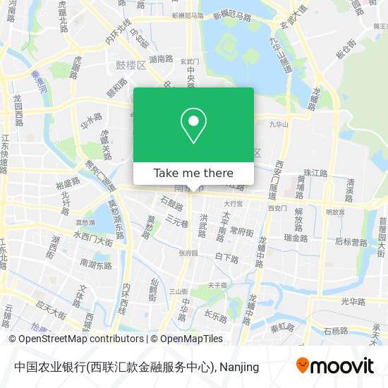 中国农业银行(西联汇款金融服务中心) map