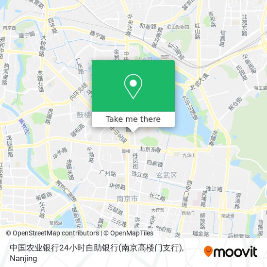 中国农业银行24小时自助银行(南京高楼门支行) map