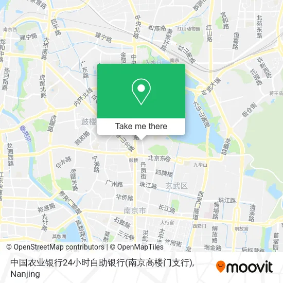 中国农业银行24小时自助银行(南京高楼门支行) map