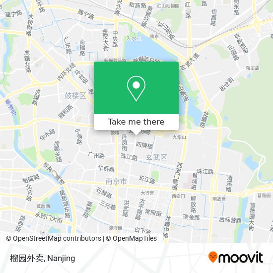 榴园外卖 map