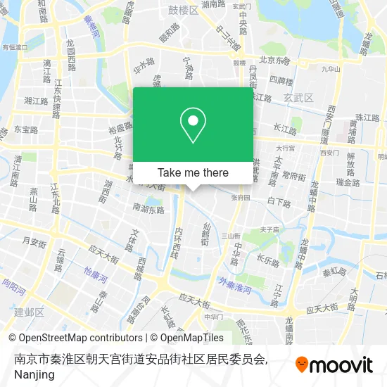 南京市秦淮区朝天宫街道安品街社区居民委员会 map