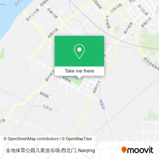 金地体育公园儿童游乐场-西北门 map