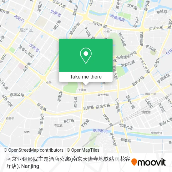 南京亚锦影院主题酒店公寓(南京天隆寺地铁站雨花客厅店) map