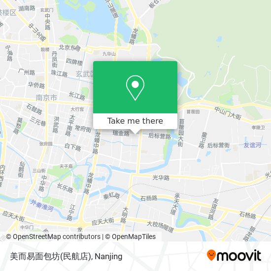 美而易面包坊(民航店) map