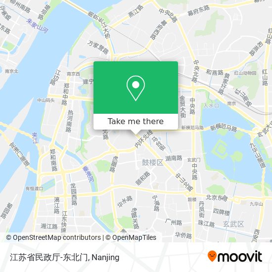 江苏省民政厅-东北门 map