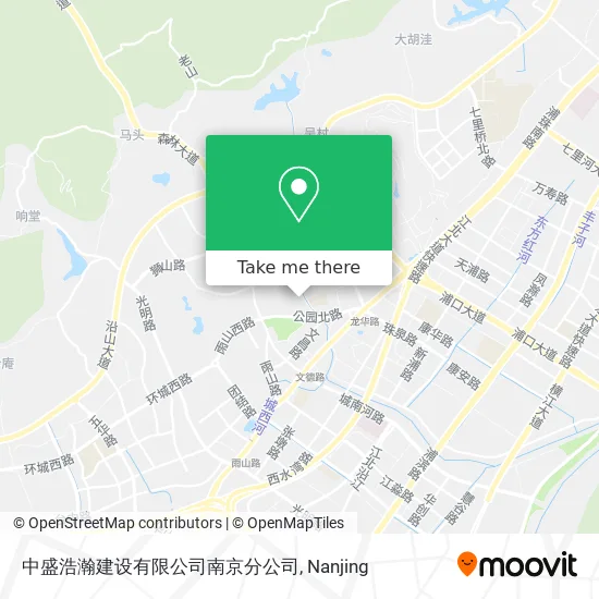 中盛浩瀚建设有限公司南京分公司 map