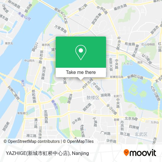 YAZHIGE(新城市虹桥中心店) map